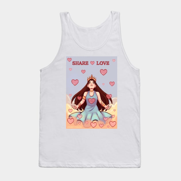 Share love Tank Top by MarcyRangel